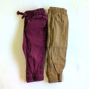 children's place 2-pack cotton joggers pants bundle 12-18 months baby boy